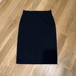 Aritizia Babaton Black Contour Pencil Skirt Size Large